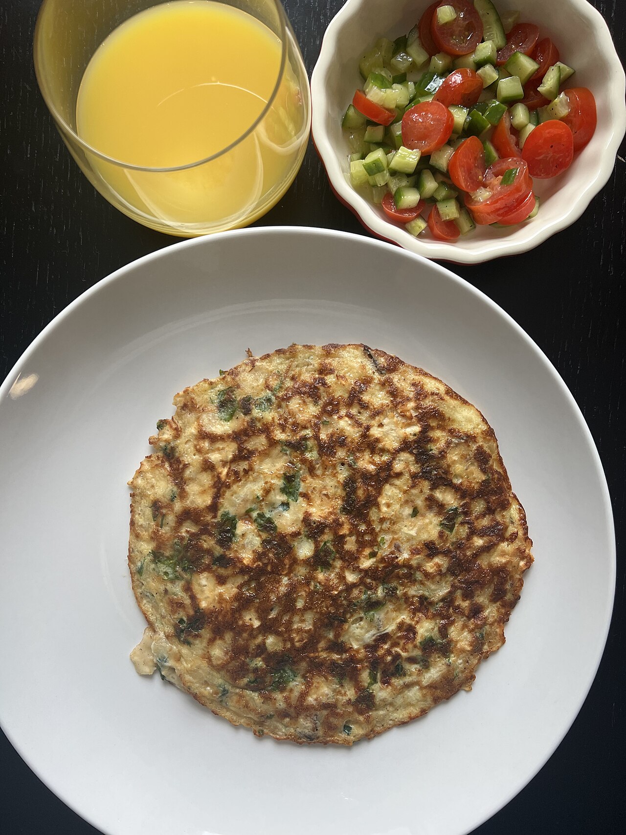 Omlet šampinjoni